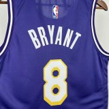 25-26 Lakers BRYANT #8 Purple Top Quality Hot Pressing NBA Jersey (Trapeze Edition) 飞人版