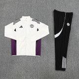 2025-26 Mens Manchester United white Jacket Tracksuit