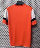 2013 Mens Malaga third away orange  Retro  soccer jersey