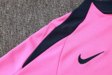 2024-25 Kids Atletico Madrid  pink  Half-pull  Tracksuit