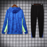 2025-26 Mens Barcelona  hoodie blue Tracksuit