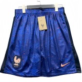 2025-26 Mens France home  Royal blue Shorts Pants