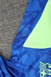 2025-26 Mens Barcelona  hoodie blue Tracksuit