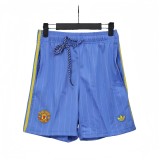 2025-26 Mens Manchester United Casual Edition Blue Icon Shorts Pants