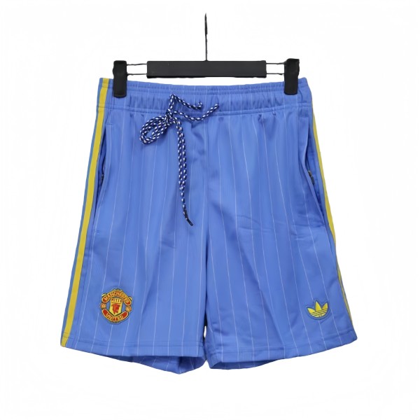 2025-26 Mens Manchester United Casual Edition Blue Icon Shorts Pants