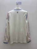 2025-26 Mens Aston Villa Third away long sleeve  white soccer Jersey