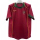 2004 Mens Retro Portugal  home red soccer  Jersey