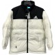 2025-26  AD Black White Hooded Cotton Coat X9001
