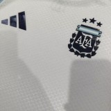 2026-27 Mens Argentina white Player version soccer  Jersey