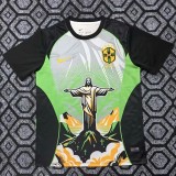 2025-26 Mens Brazil Goddess Edition Green soccer jersey
