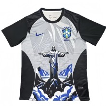 2025-26 Mens Brazil Goddess Edition Grey soccer jersey