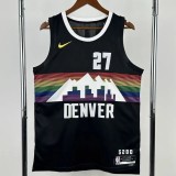 25-26 Nuggets MURRAY #27 Black City Edition Top Quality Hot Pressing NBA Jersey
