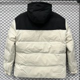2025-26  NK Black White Hooded Cotton Coat  XD9901