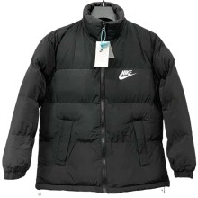 2025-26  NK Black Hooded Cotton Coat  X9002