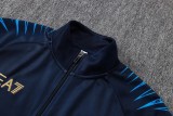 2025-26 Mens Napoli Royal blue Jacket Tracksuit  #A25105