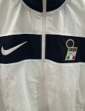 1996 Italy White Retro Windbreaker