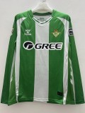 2025-26  Mens  Real Betis Home Long Sleeve Soccer Jersey