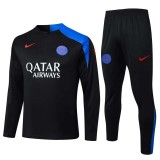 2025-26 Mens PSG Black Half Pull Tracksuit  #B25122