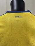 2026-27 Mens Ukraine Home yellow  Player version Soccer Jersey