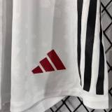 2025-26  Mens Manchester United player  home white  Shorts Pants