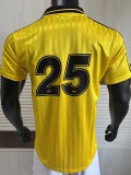 2025-26 Mens Oasis Yellow Polo Player version 25# soccer jersey