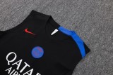 2025-26 Mens PSG Black vest short training suit #D25239