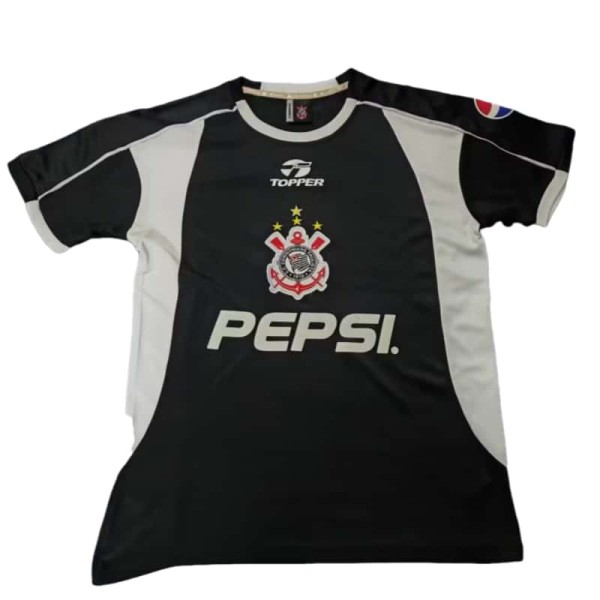 2002 Mens  Corinthians Retro away soccer jersey