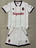 2025-26 Kids Bologna away white Soccer Jersey
