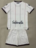 2025-26 Kids Bologna away white Soccer Jersey