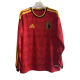 2026-27  Mens Belgium home red long sleeve soccer Jersey