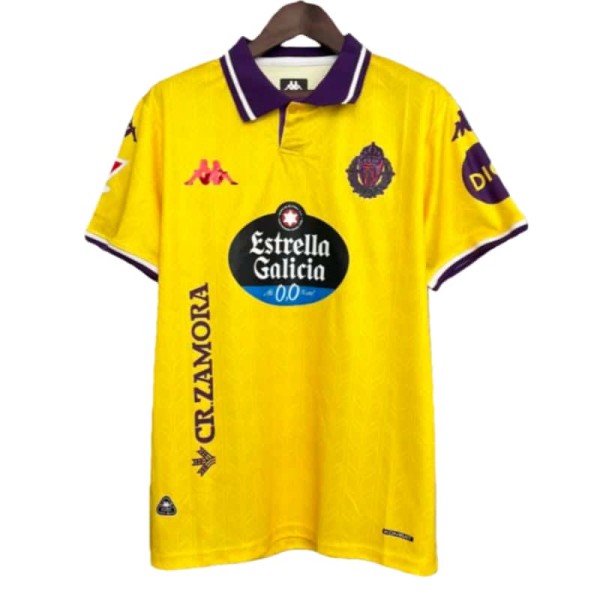 2025-2026 Mens  Valladolid Third Away Yellow Soccer Jersey