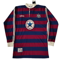 1995-96 Retro Newcastle away long sleeve  soccer Jersey