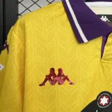 2025-2026 Mens  Valladolid Third Away Yellow Soccer Jersey