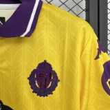 2025-2026 Mens  Valladolid Third Away Yellow Soccer Jersey