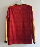 2026-27  Mens Belgium home red long sleeve soccer Jersey