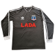 1991 Mens Colo-Colo black  Retro long sleeve soccer jersey
