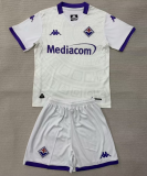 2025-26 Kids Fiorentina  white home  soccer jersey