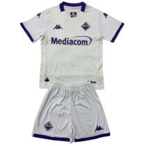 2025-26 Kids Fiorentina  white home  soccer jersey