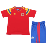 1990 Kids Colombia Away  Retro Soccer Jersey
