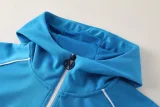 2025-26 Mens Napoli Blue Hoodie Jacket Tracksuit  #01