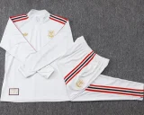 2025-26 Flamengo  Light gray Half Pull Tracksuit  #B25129
