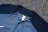 2025-26 Kids PSG grey Half Pull Tracksuit #E25175(童装半拉链)