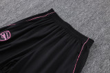 2025-26 Kids Arsenal black Half pull Tracksuit suit  #E25187 (童装半拉链)