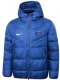 2025-26 Mens PSG blue Hooded Jacket  Cotton Coat