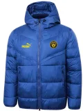 2025-26  Mens Manchester City blue Hooded Jacket Cotton Coat