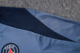 2025-26 Kids PSG grey Half Pull Tracksuit #E25175(童装半拉链)