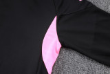 2025-26 Kids Arsenal black Half pull Tracksuit suit  #E25187 (童装半拉链)