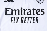 2025-26 Kids Arsenal white Half pull Tracksuit suit   #E25186(童装半拉链)