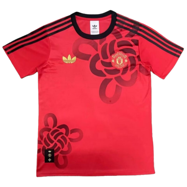 2025-26 Mens Manchester United  Cultural Story Chinese Lucky Knot  Soccer Jersey