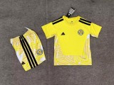 2026-27 Kids Scotland Yellow Goalkeeper Soccer Jersey